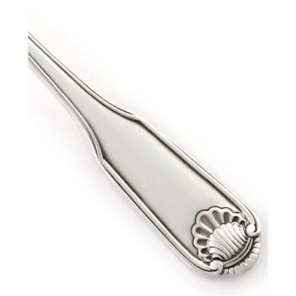 Oneida COMMUNITY SILVER SHELL Silverplate Oval Soup Table Spoon (1) 6 7/8" - Picture 2 of 7